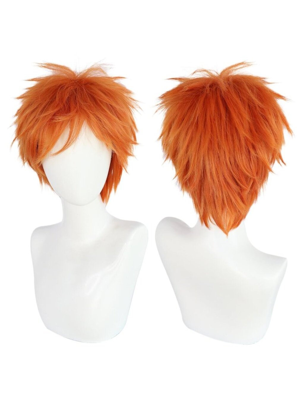 Men's Ginger Synthetic Fiber Short Blonde Golden Cosplay Modern Wigs